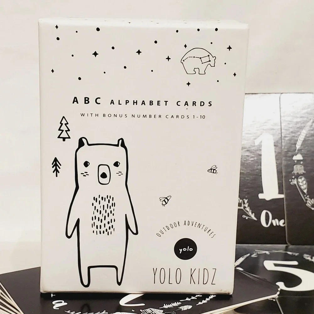 Animal Alphabet Number Cards Yolo Kids Educational Box Has Issues‎